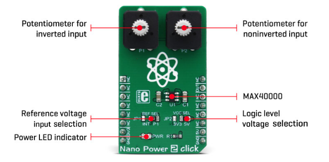 Block Diagram - Mikroe MIKROE-3036 Nano Power 2 Click